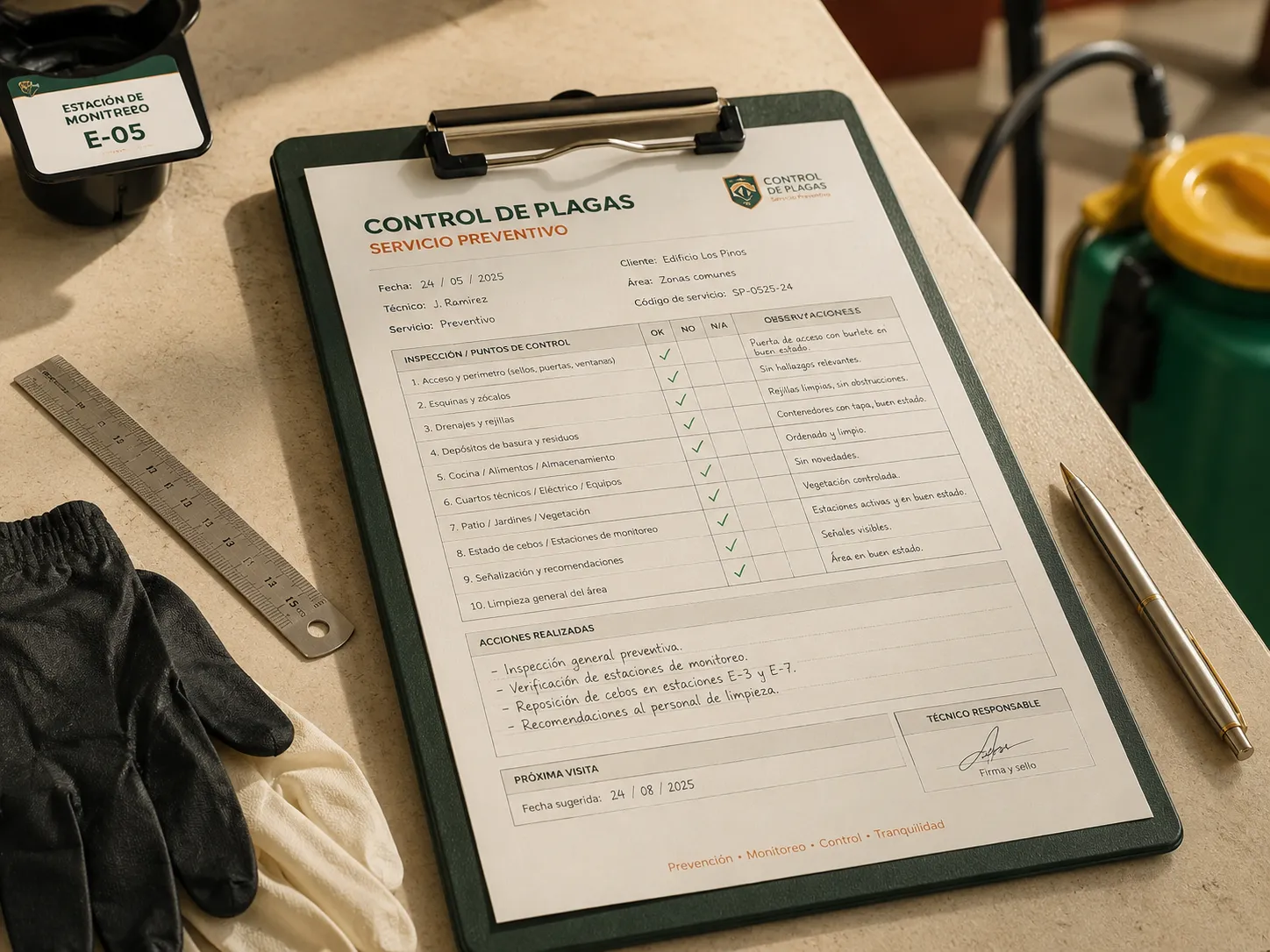 Control Preventivo de Plagas